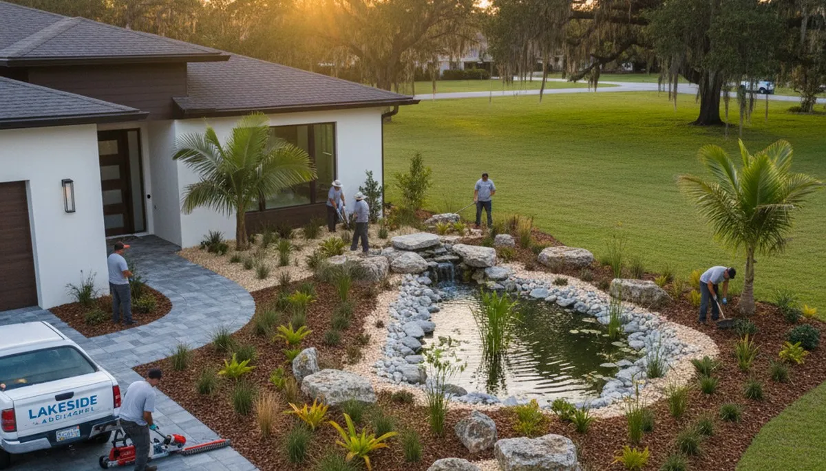Palm Harbor, FL landscaping service for lawn care, yard maintenance, and property beautification