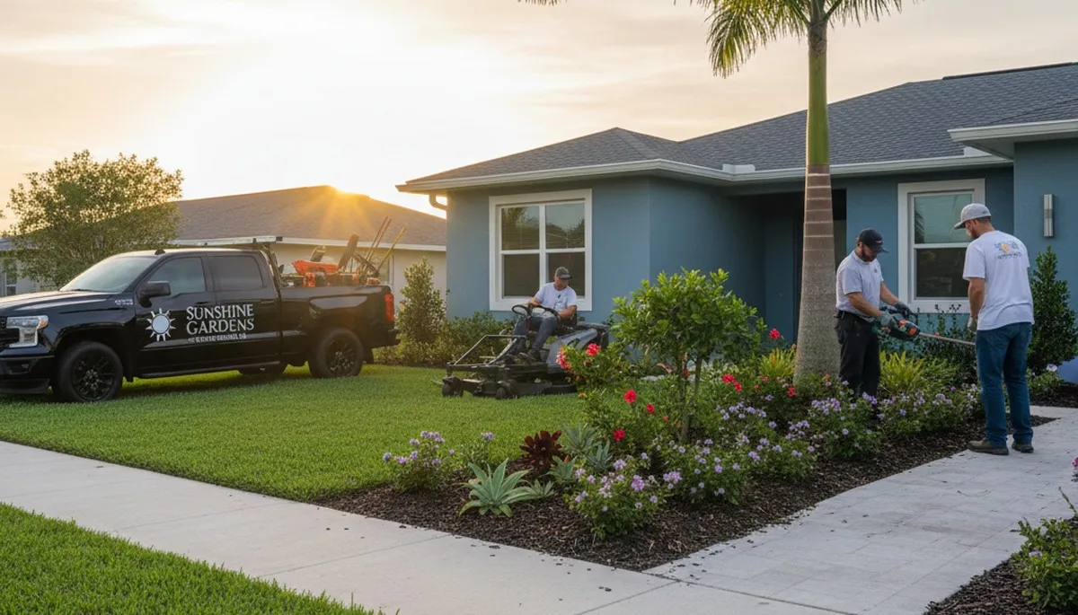 Palm Harbor, FL landscaping service for lawn maintenance and yard care